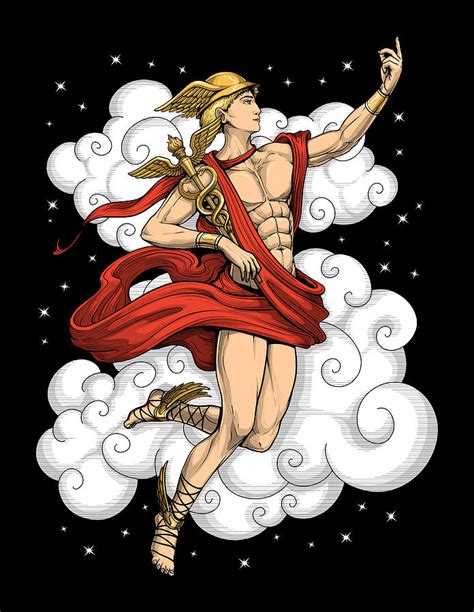 hermes drawing colored|Hermes greek god drawing.